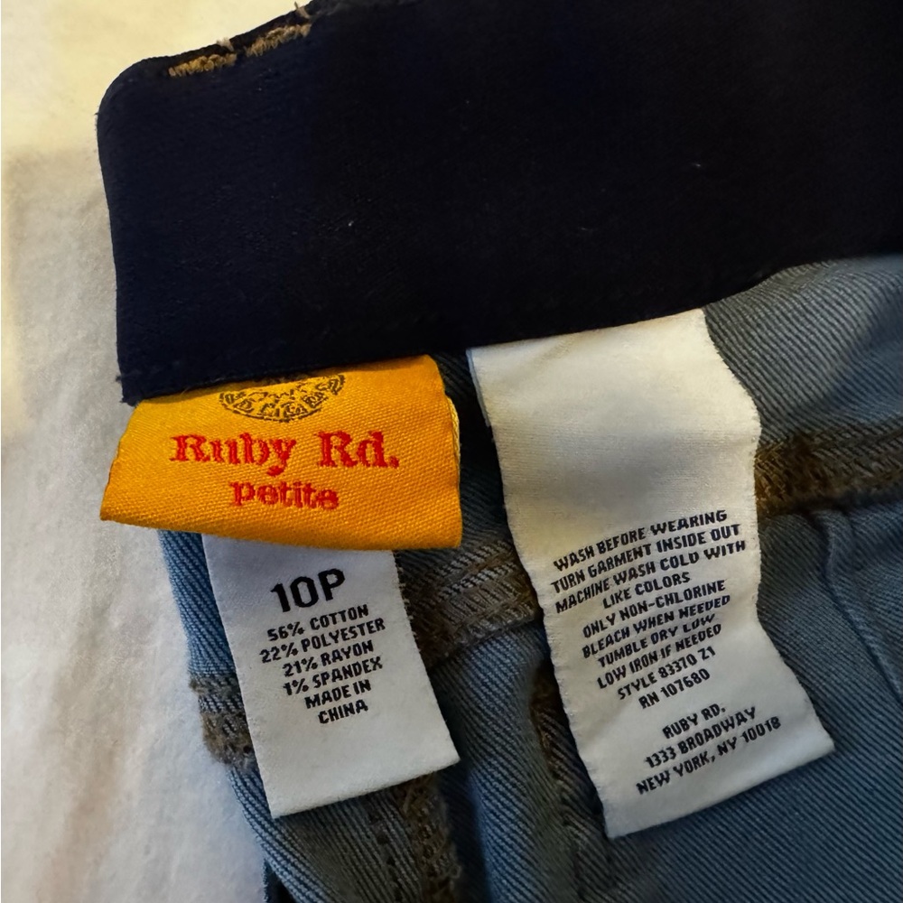 Ruby Rd Petite Women's Medium Length Easy Fit Jean - image 4